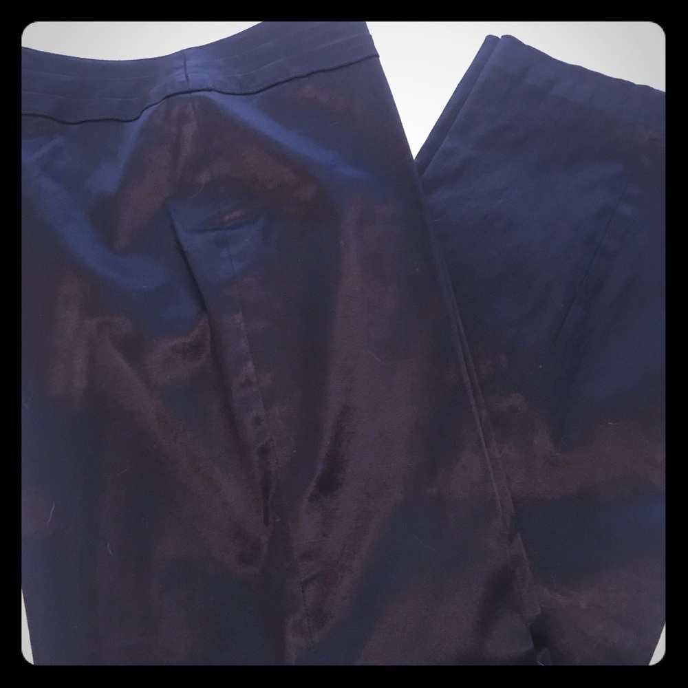 Women’s Black Sateen Sz 10 Slacks-Pants-Trouser